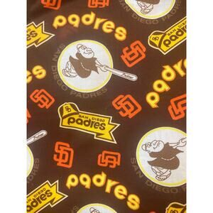 Cotton MLB San Diego PADRES 45”wide Cooperstown print by the 1/2 yard